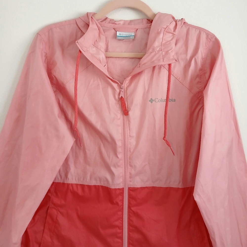 Columbia Two Tone Pink Windbreaker - Picture 2 of 4